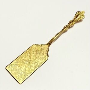 Vintage International Silver “Golden Interlude” Gold-Plated Lasagna /Cake Server